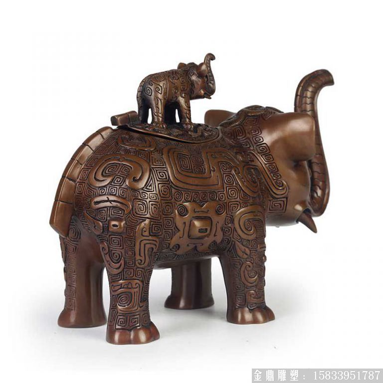 大象銅雕 (2)