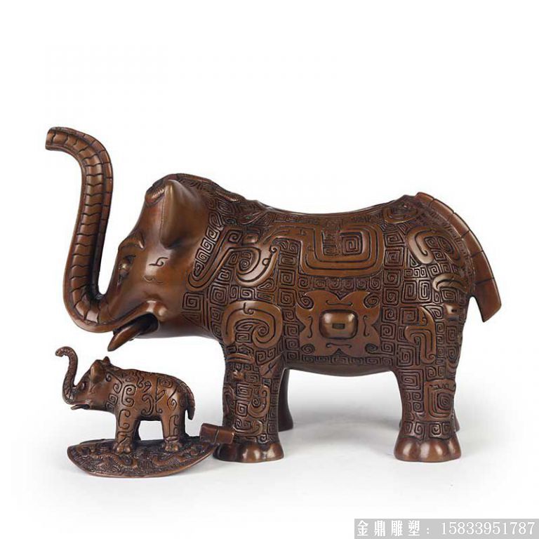 大象銅雕 (3)